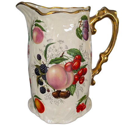 Vintage Imperial Staffordshire Pottery: Jugs, Vase, Pitcher
