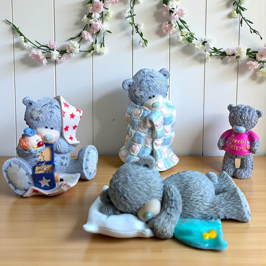 Me to You Tatty Teddy Ornaments – Collectable Me 2 You Bear Figurines – Cute Blue Nose Bears Sold Individually