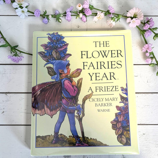 The Flower Fairies Year: A Frieze by Cicely Mary Barker – Vintage Style Fairy Wall Art – Botanical Gift