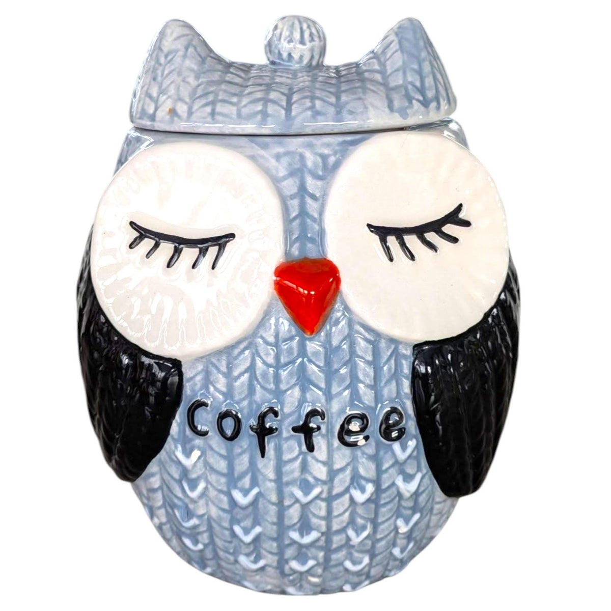 Woodland Animal Canister Set, Fox, Owl, Bird, Rabbit, Egg Cups