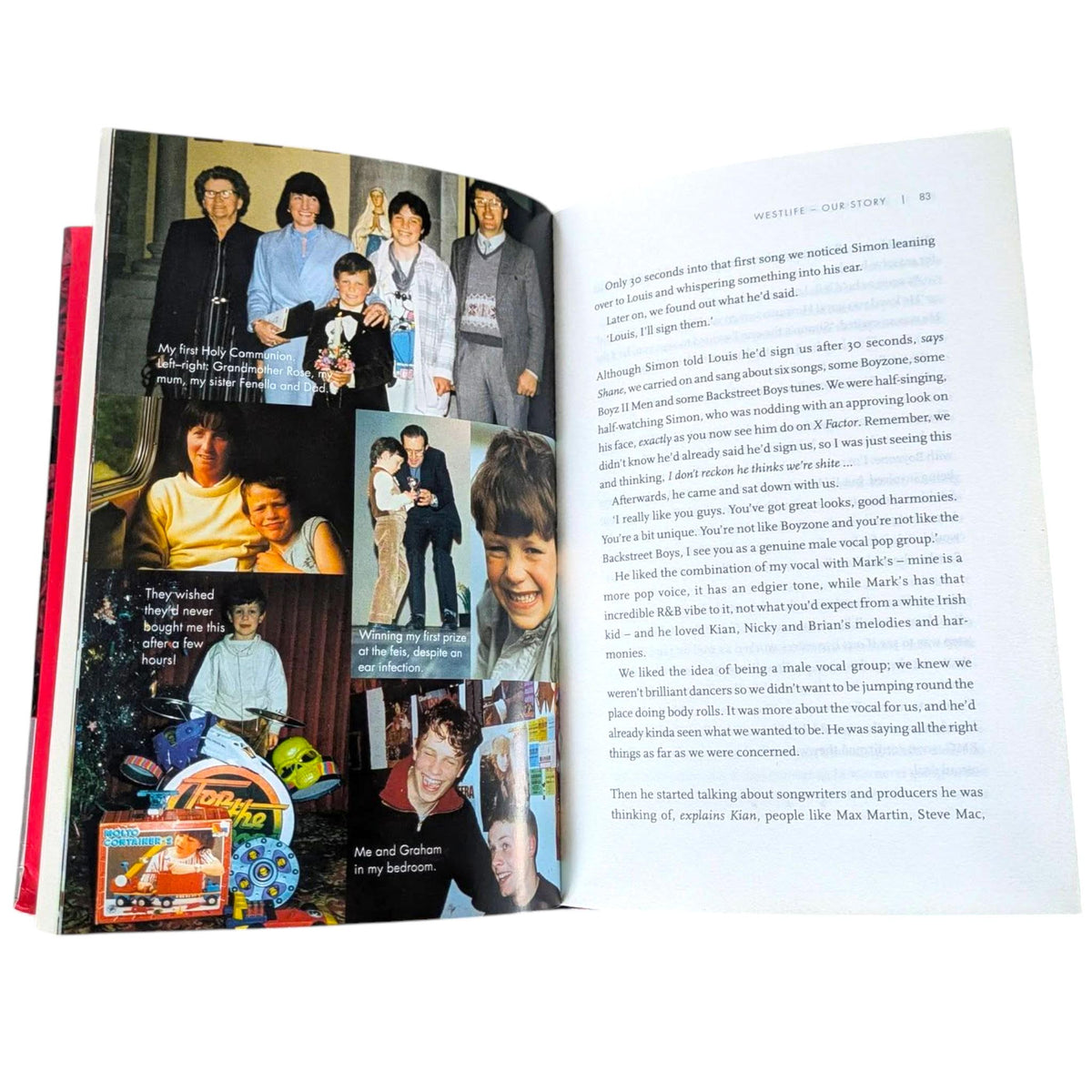 Preloved Westlife Our Story Book – Official Band Biography Memoir for Pop Music Fans