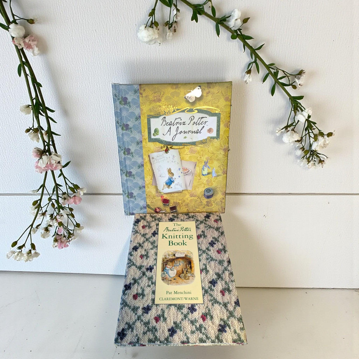 The Beatrix Potter Knitting Book & Journal – Preloved Vintage Pattern Book by Pat Menchini