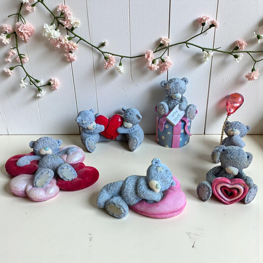 Me to You Tatty Teddy Ornaments – Collectable Me 2 You Bears – Cute Heart Gift Figurines Sold Individually