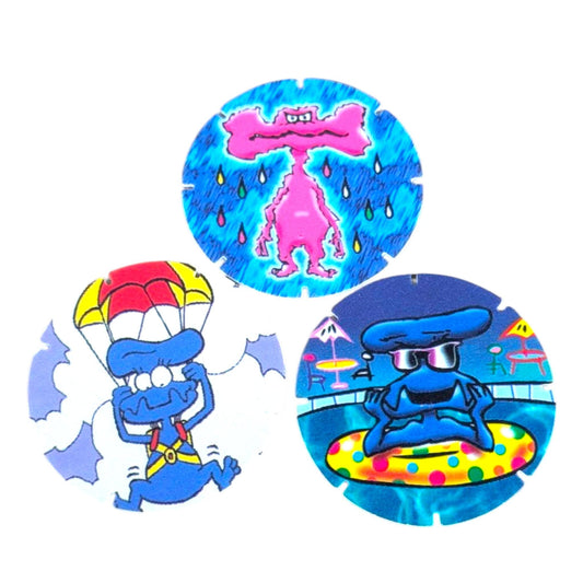 Vintage 90s Tazos Collection – 1990s Kids Collectible Sets