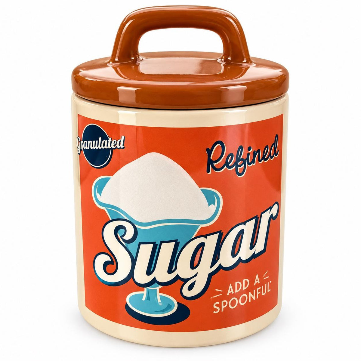 Retro Kitchen Canisters, Tea Coffee Sugar Jars, Vintage Style