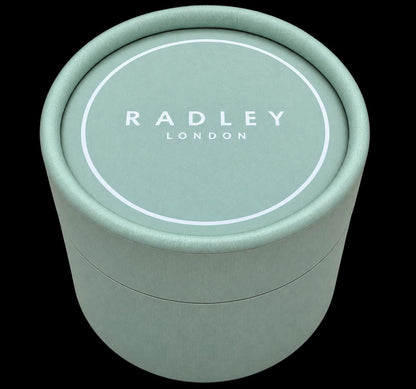 Radley London On The Dot RY2183 Ladies Watch – Colourful Polka Dot Leather Strap, Preloved Very Good Condition, New Battery