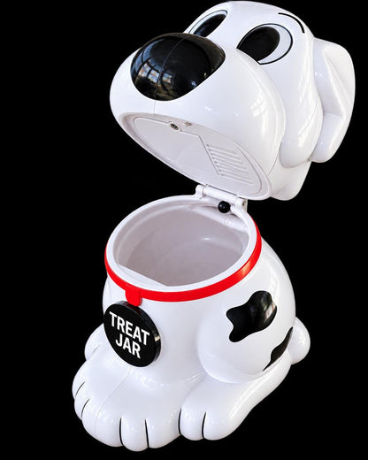 Singing Dog Cookie Jar – Who Let the Dogs Out Musical Treat Jar – Novelty Kitchen Storage – Fun Dog Lover Gift, Preloved